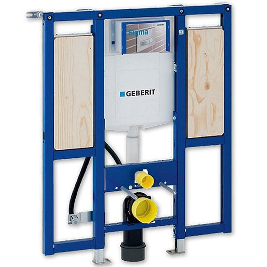 GEBERIT Wand-WC-Montageelement Duofix, mit SIGMA UP-Spülkasten, barrierefrei, für Stütz- und Haltegriffe