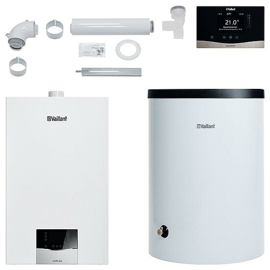 VAILLANT Paket 1.705 ecoTEC plus VC 15 CS/1-5, VRC 720, VIH R 120, LAS flex.