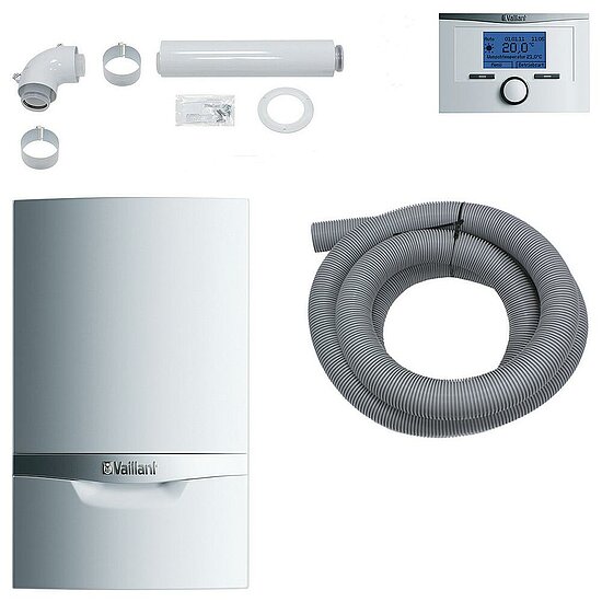 VAILLANT Paket 1.70 Mehrfachbel. 2er VC 206/5-5 E,VRT 350, inkl. Abgasleitung