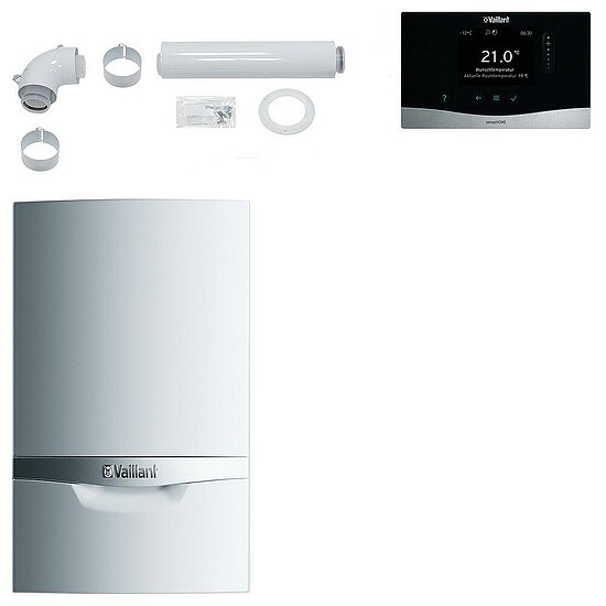 VAILLANT Paket 1.805 Mehrfachbel. 4er VC 206/5-5 LL,VRT 380,inkl. Abgasleitung