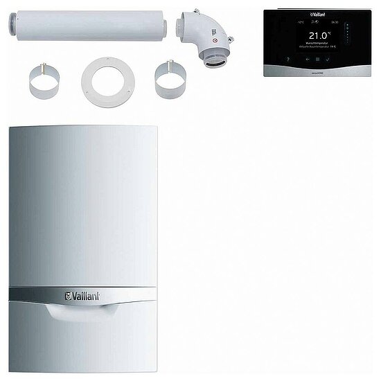 VAILLANT Paket 1.625 Mehrfachbel. 2er VCW 206/5-5 E,VRT 380, inkl.Abgasleitung