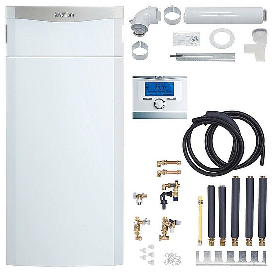 VAILLANT Paket 1.407/5 ecoCOMPACT VSC206 VRC 700/6, Konsole, Luft/Abgas Starr